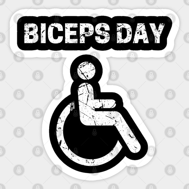 Biceps Day Sticker by maxdax